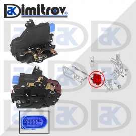 Брава предна дясна врата на VW Caddy III Golf V Plus Jetta III Phaeton Touareg Touran